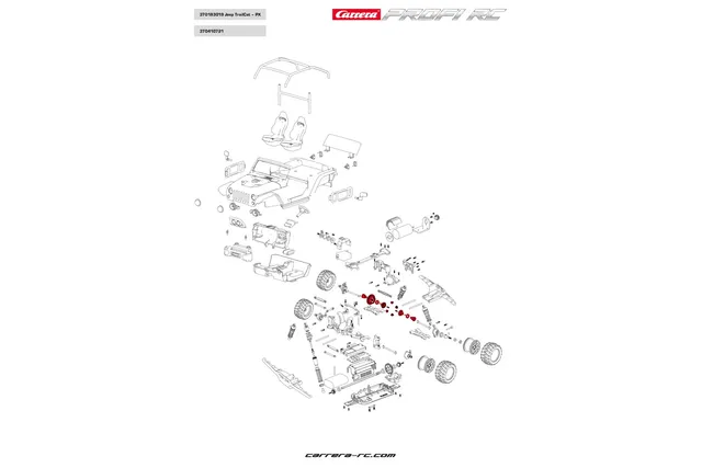 carrera-rc-profi-rc-ersatzteil-set-differenzial-zahnrad-motorwelle-kugellager image 1
