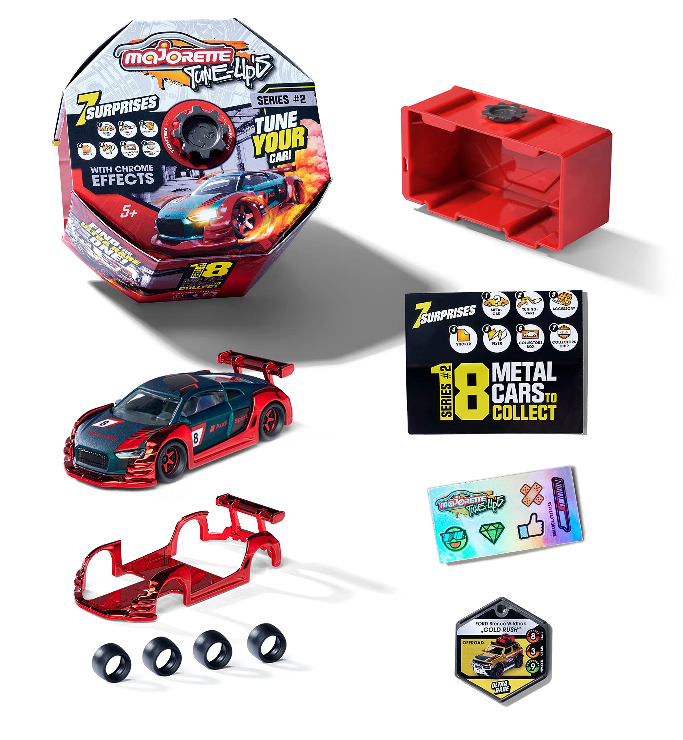 majorette-tune-ups-series-3-neon-tuning-auto-7-5-cm-mit-7-berraschungen image 8