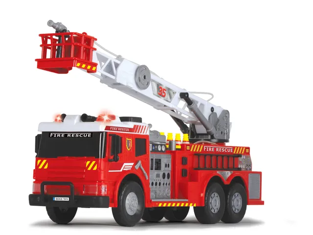 dickie-toys-fire-brigade-feuerwehr-auto-rot image 1