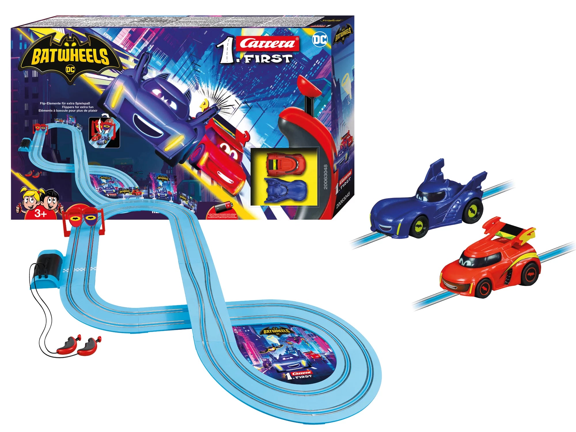 carrera-rc-batwheels-ready-to-roll-first-rennbahn-set-2-9-m-bam-redbird image 3