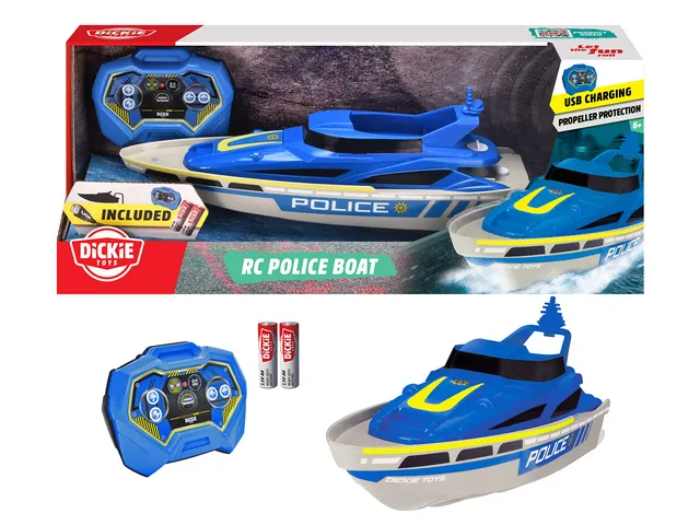 dickie-toys-rc-polizei-boot-33-cm-2-4-ghz image 1