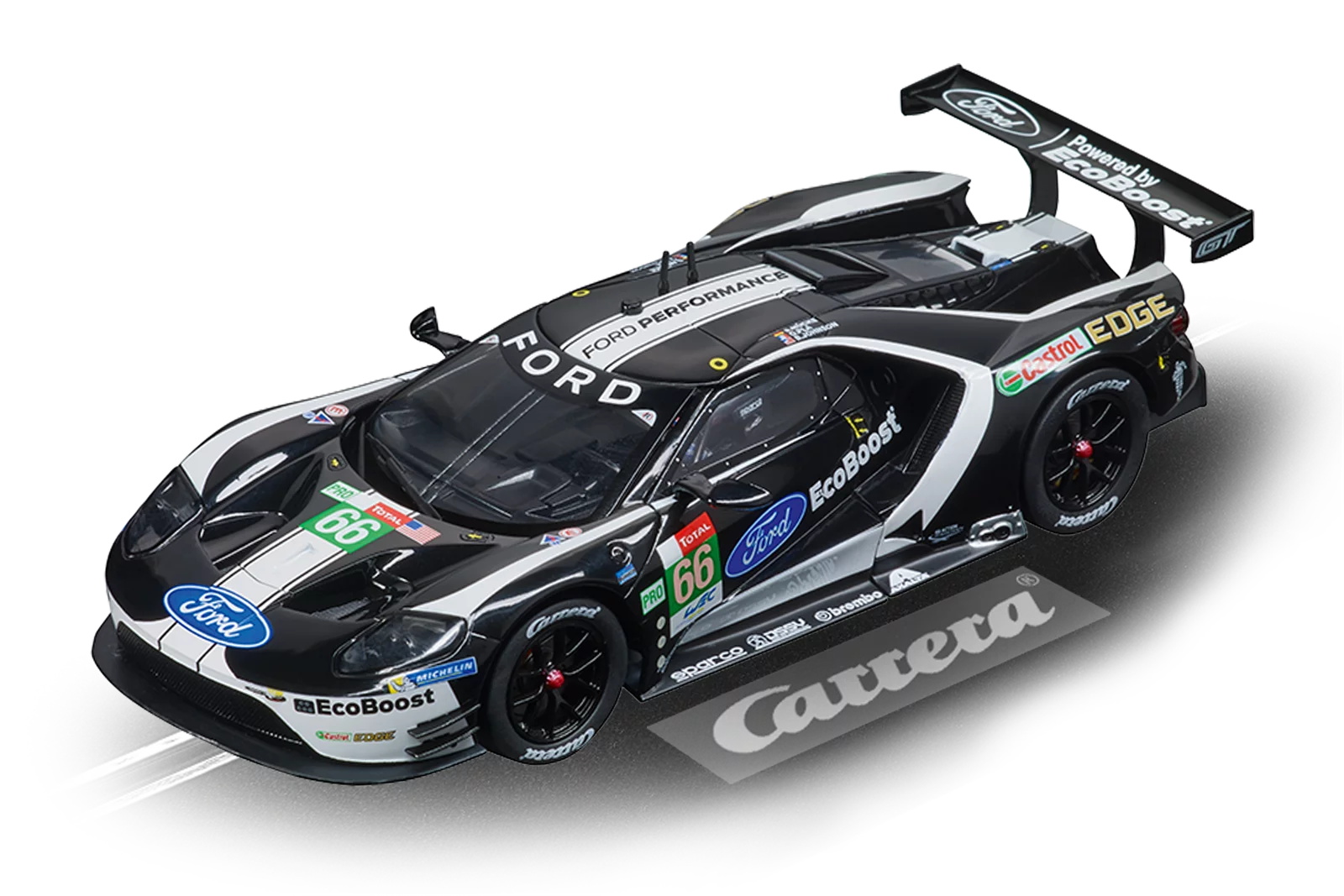 carrera-evolution-ford-gt-race-car-no-66-slotcar-1-32 image 1