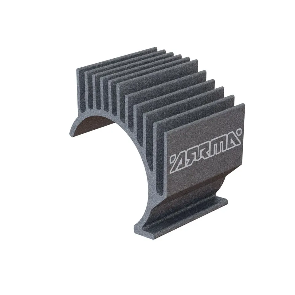arrma-grom-motor-heatsink-typ-b-aluminium-schwarz image 1