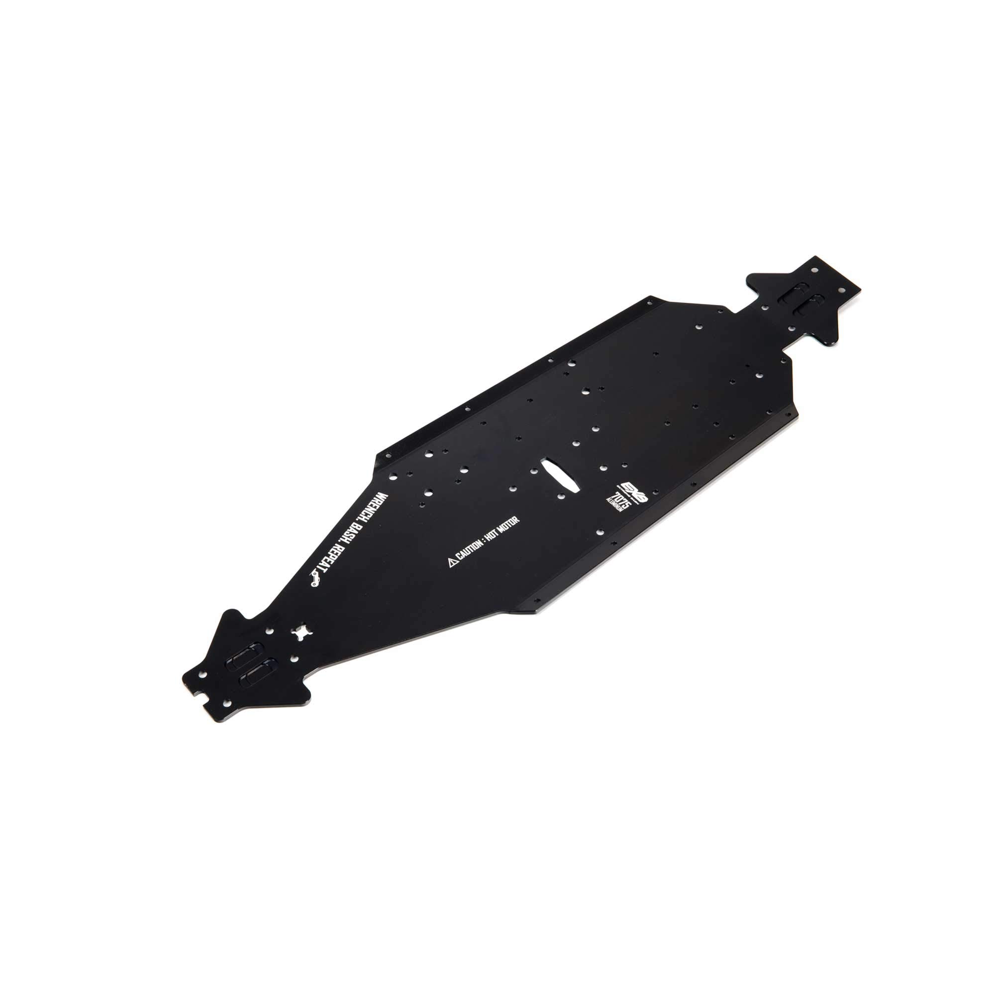 arrma-aluminium-chassis-cnc-7075-t6-lwb-schwarz-exb-ara320570 image 2