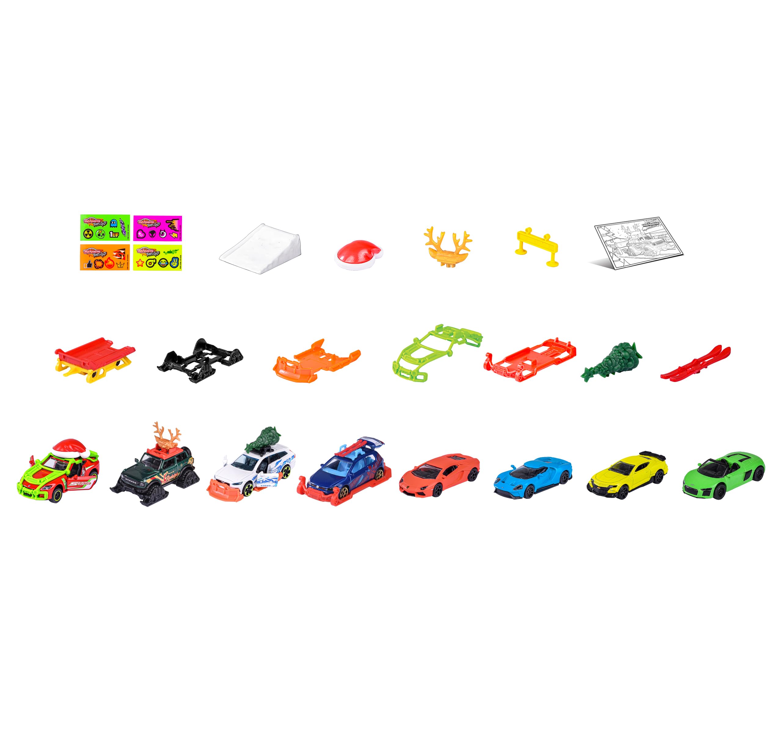 majorette-adventskalender-24-fenster-mit-8-die-cast-fahrzeugen image 2