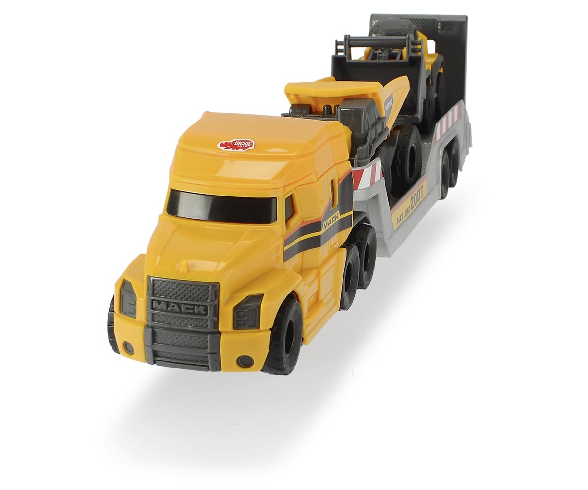 dickie-toys-volvo-mack-truck-baufahrzeug-set-32-cm image 2