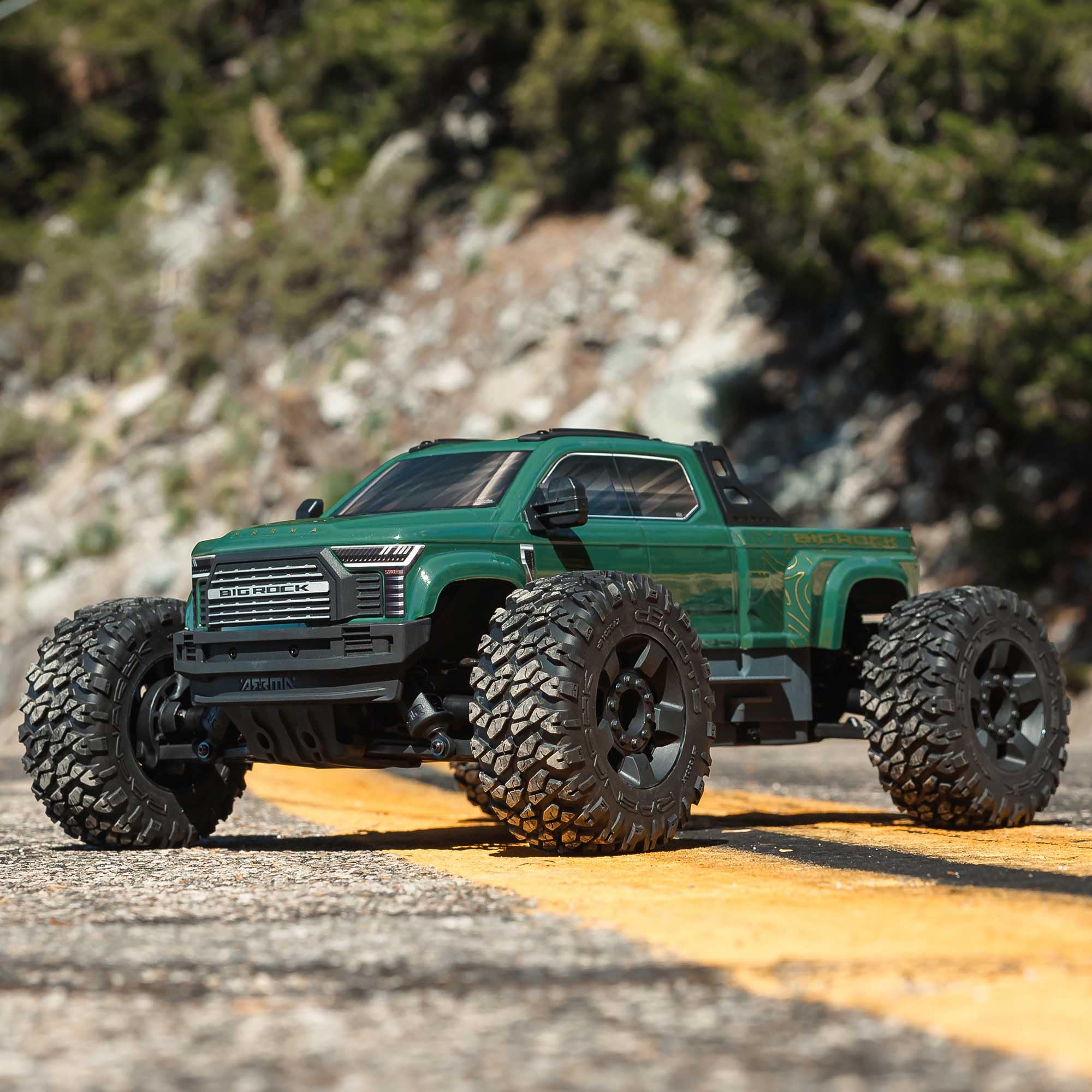 arrma-big-rock-223s-blx-1-10-rc-monster-truck-rtr-brushless-dsc-gr-n image 4