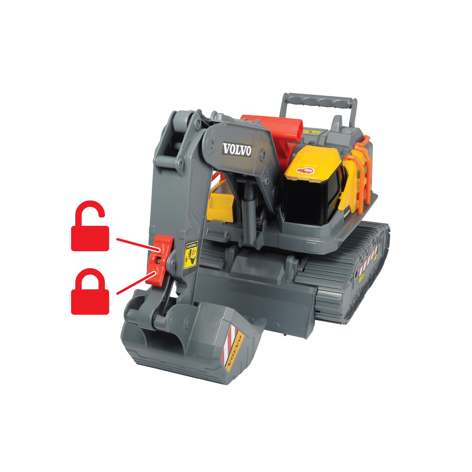 dickie-toys-volvo-weight-lift-excavator-bagger-30-cm image 2