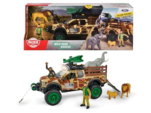 dickie-toys-wild-park-ranger-set-mit-ford-raptor-tarnfarben image 8