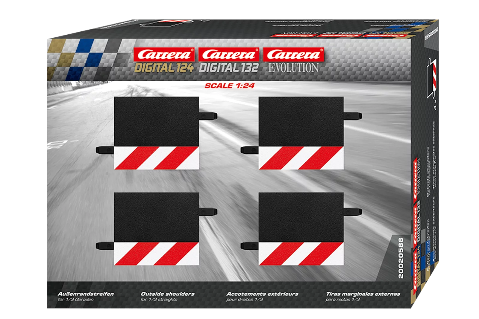carrera-randstreifen-shoulders-f-r-1-3-gerade-4-st-ck-rot-wei-1-24 image 2