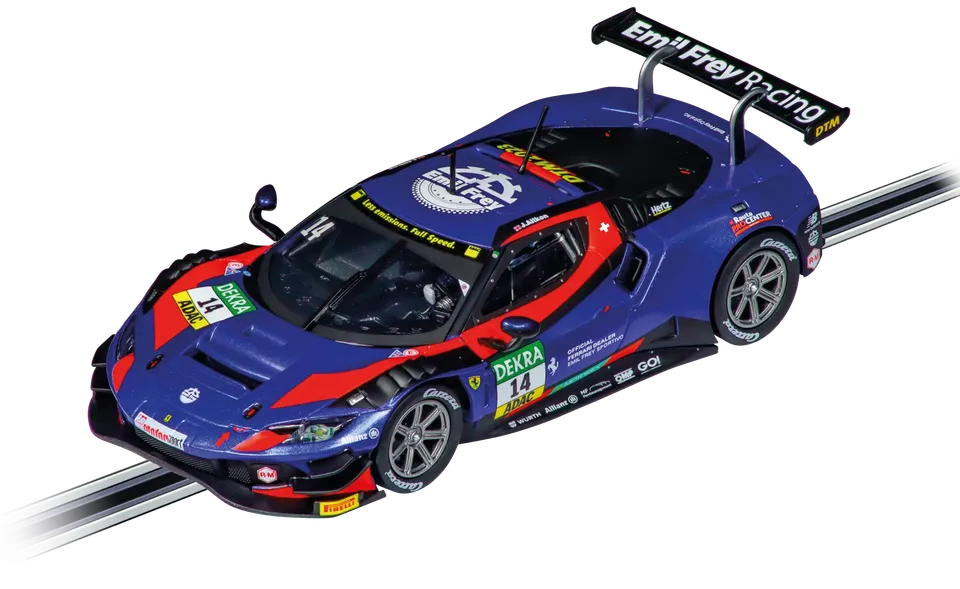 carrera-rc-ferrari-296-gt3-emil-frey-racing-no-14-dtm-2023-slotcar-1-32 image 1