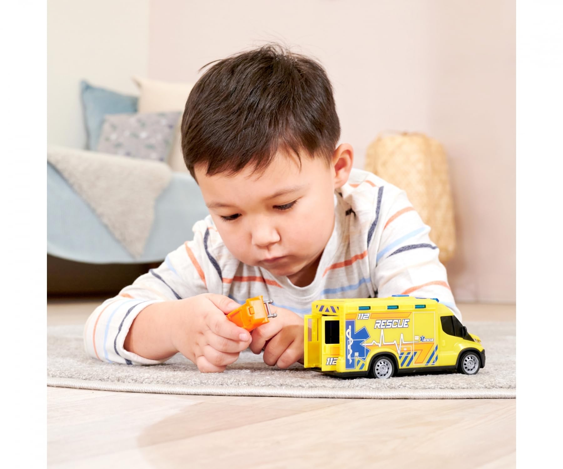 dickie-toys-iveco-daily-ambulance-18-cm-1-32-mit-licht-sound image 5