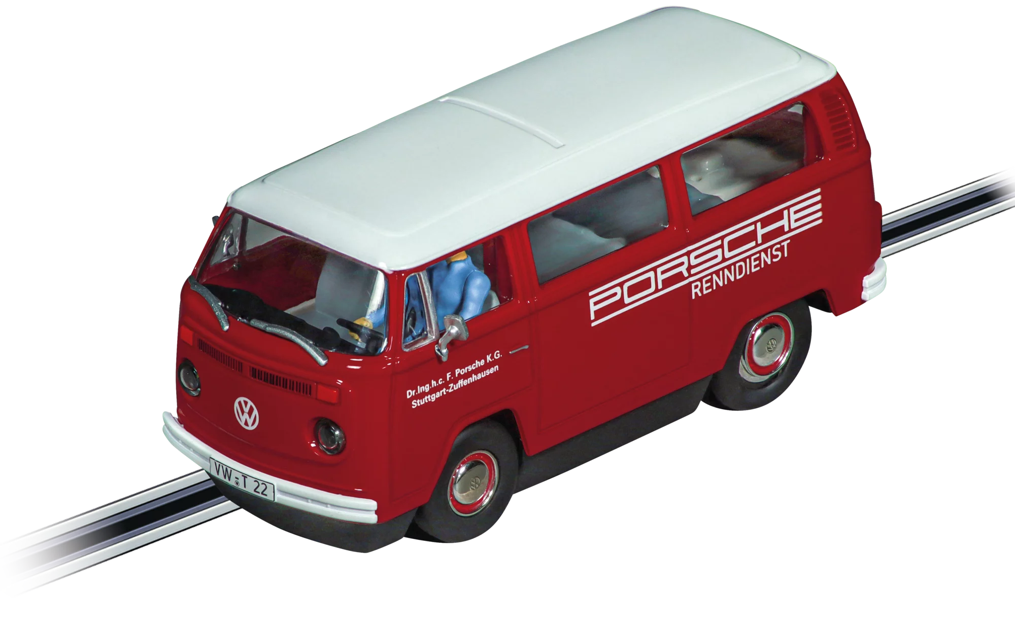 carrera-rc-vw-bus-t2b-porsche-renndienst-slotcar-1-32-evolution image 1