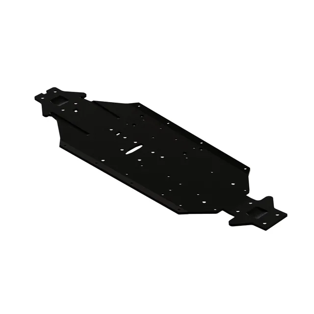 arrma-aluminium-chassis-swb-schwarz-kurzradstand image 1