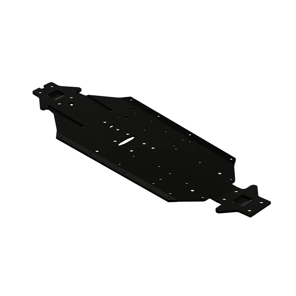 arrma-aluminium-chassis-swb-schwarz-kurzradstand image 1