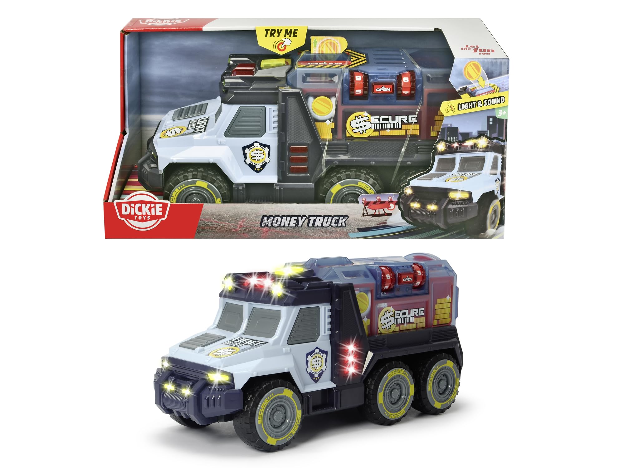 dickie-toys-money-truck-geldtransporter-35-cm-blau-grau-mit-safe-spardose image 6