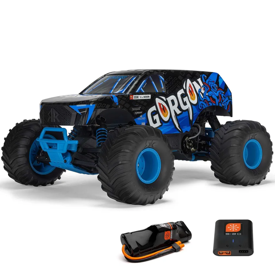 arrma-gorgon-1-10-2wd-rtr-monster-truck-mega-550-blau image 1