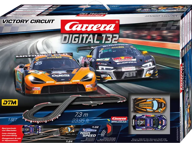 carrera-digital-132-victory-circuit-set-mclaren-720s-gt3-vs-audi-r8-lms-gt3 image 1