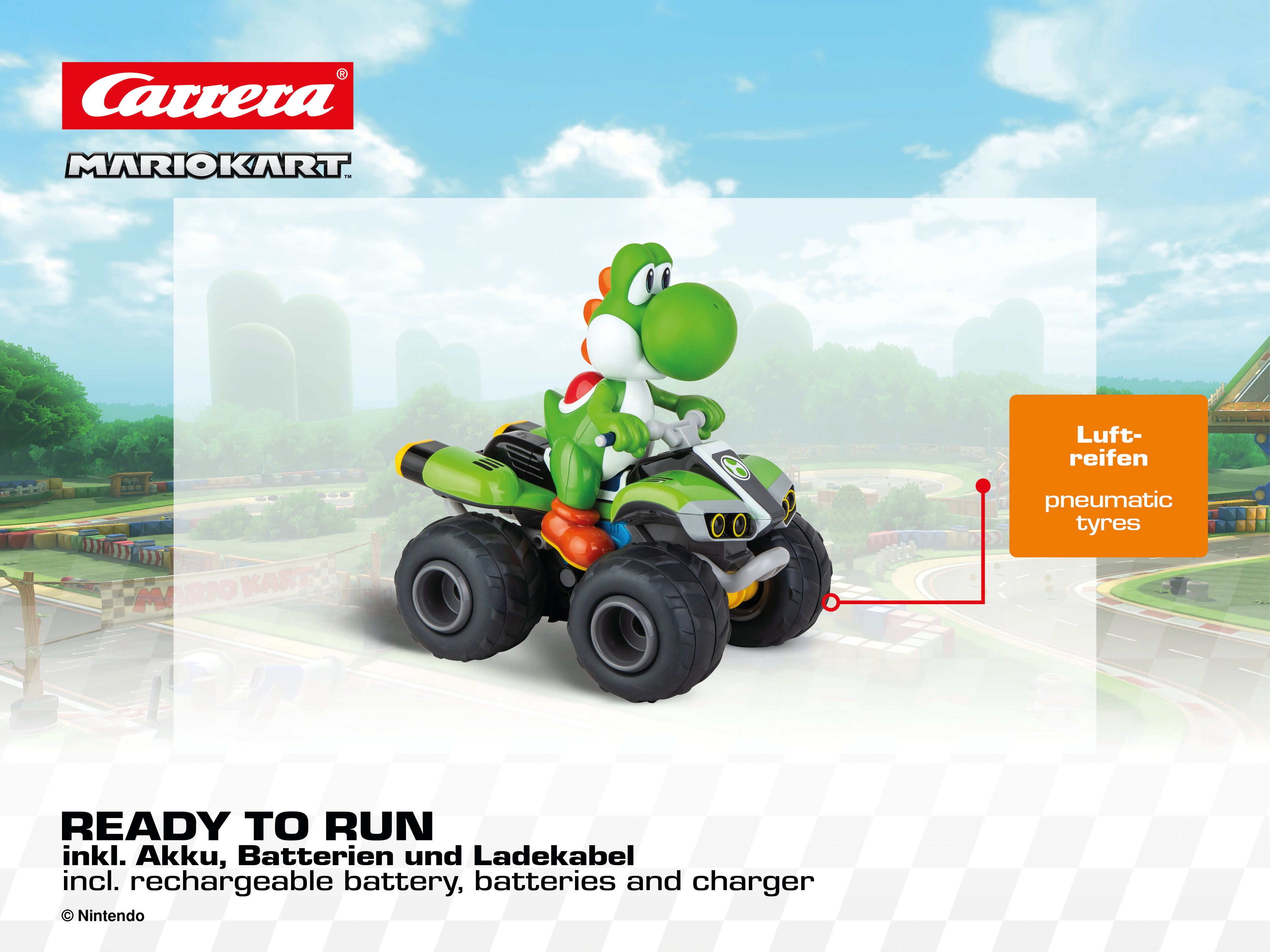 carrera-rc-2-4ghz-mario-kart-yoshi-quad-rc-quad image 7
