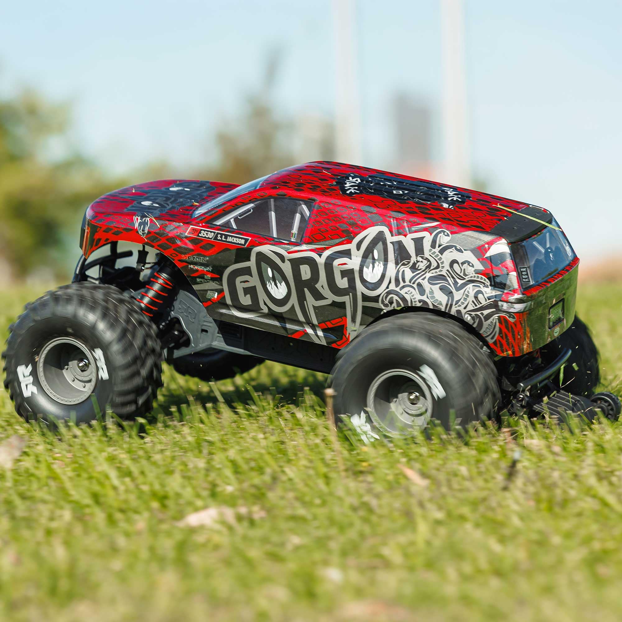 arrma-gorgon-223s-2wd-brushless-monster-truck-rtr-rot-schwarz-1-10 image 8