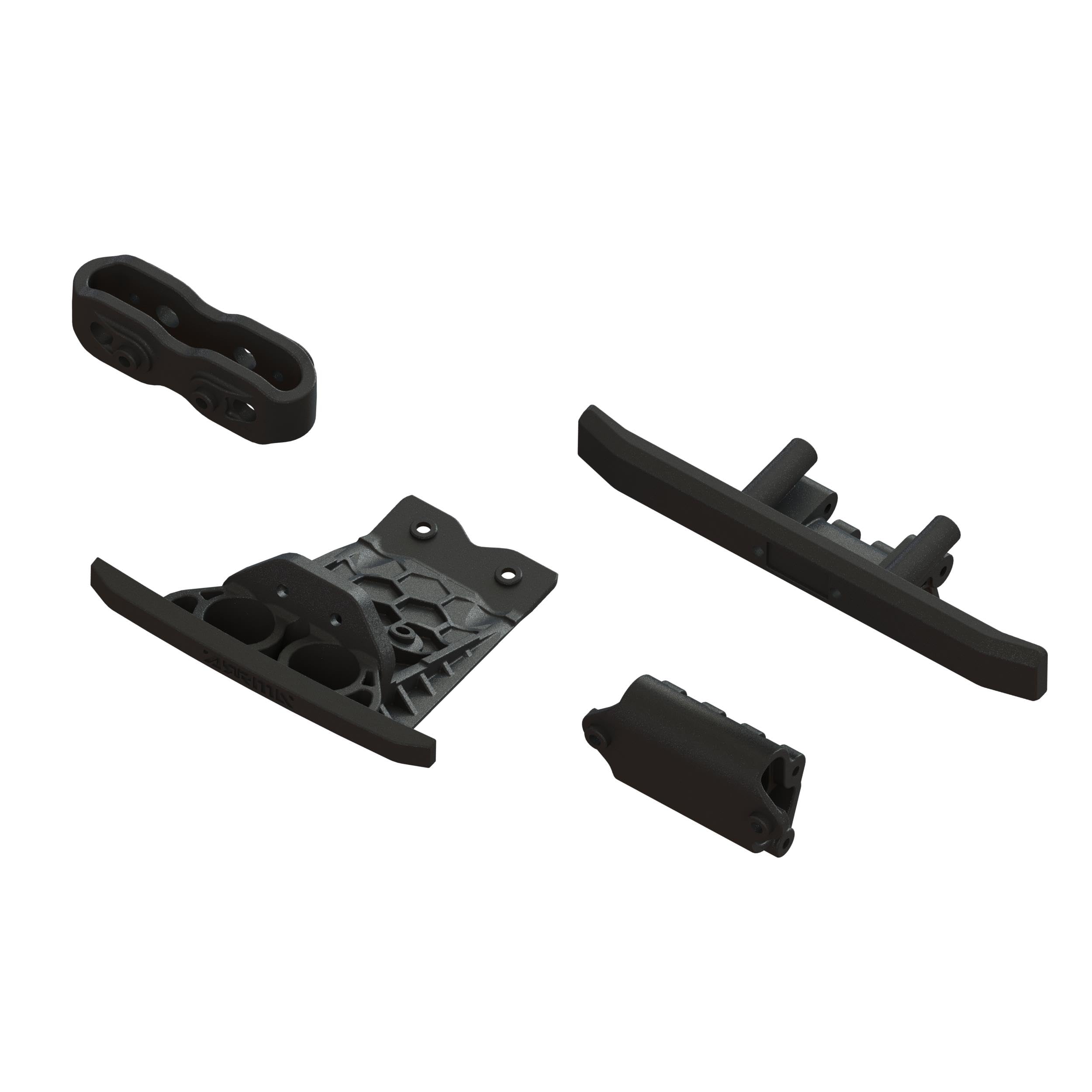 arrma-lower-skid-and-bumper-set-schwarz-ara-1547 image 1