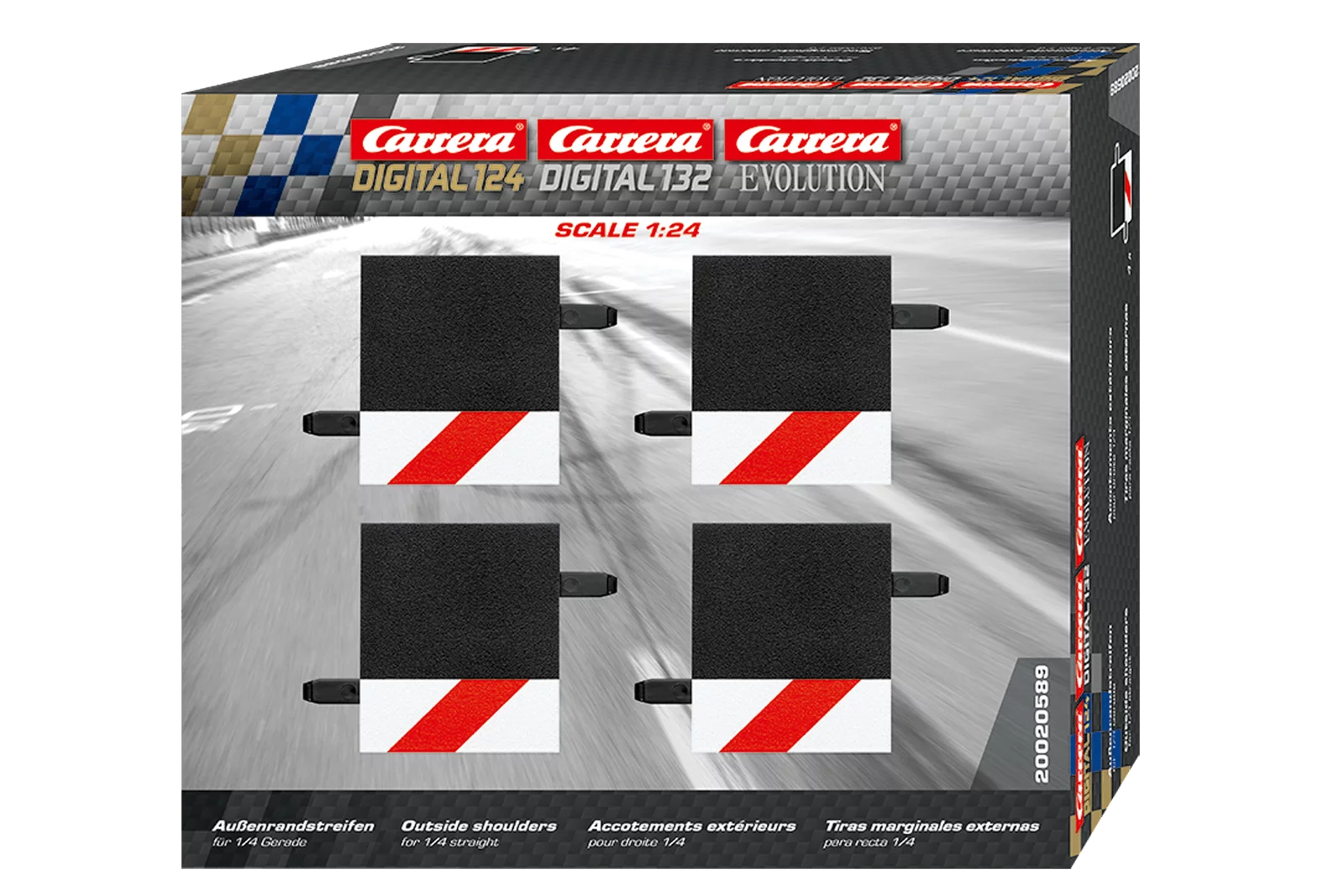 carrera-rc-randstreifen-f-r-1-4-gerade-anbauset-1-24-f-r-digital-124-digital-132 image 2
