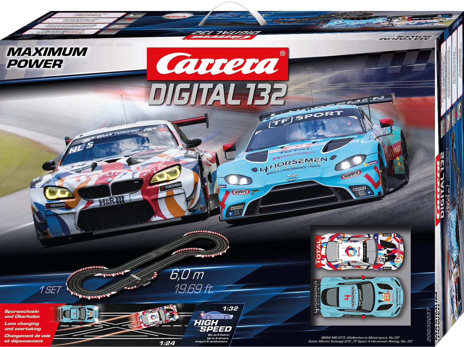 carrera-rc-digital-132-maximum-power-dtm-super-race-rennbahn-set image 1