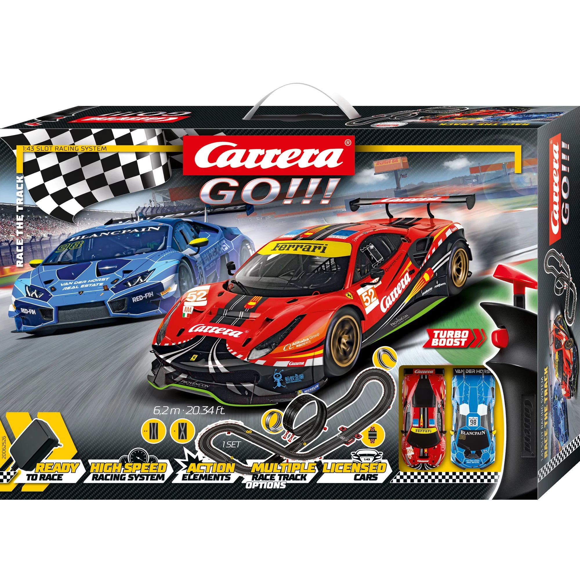 carrera-rc-race-the-track-gt-set-ferrari-vs-lamborghini-go image 1