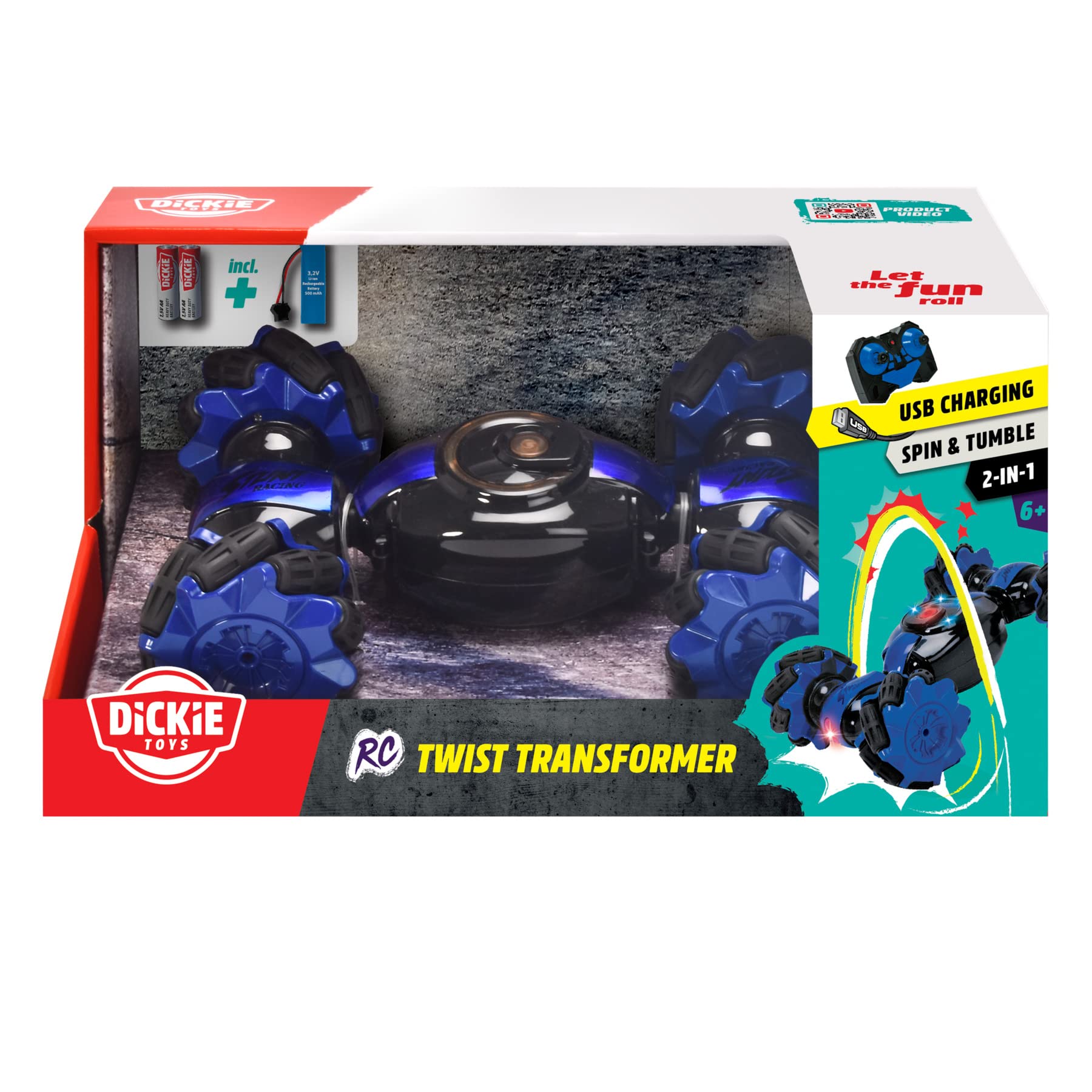 dickie-toys-rc-twist-transformer-2-in-1-stunt-auto-10-km-h image 7