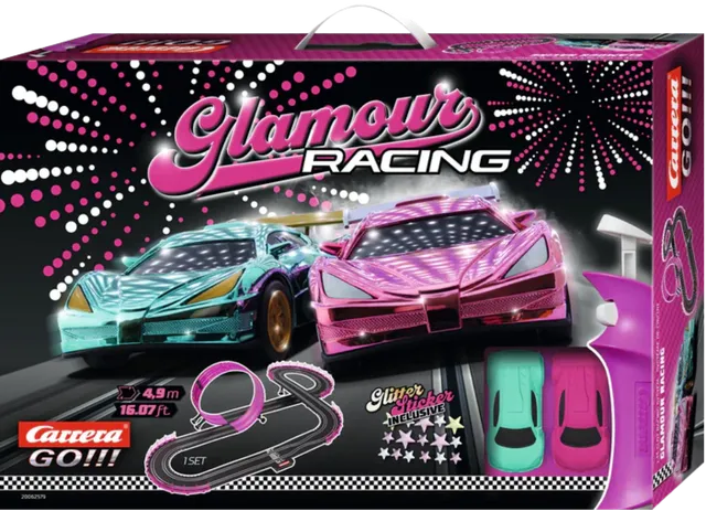 carrera-rc-go-glamour-racing-set-gt-pink-t-rkis-mit-eu-netzteil image 1