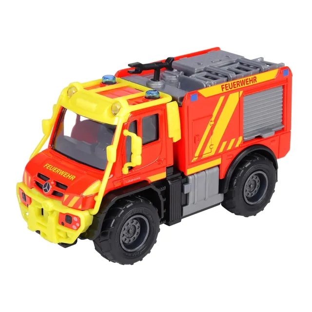 majorette-mercedes-benz-unimog-u530-fire-truck-15-cm-metall image 1