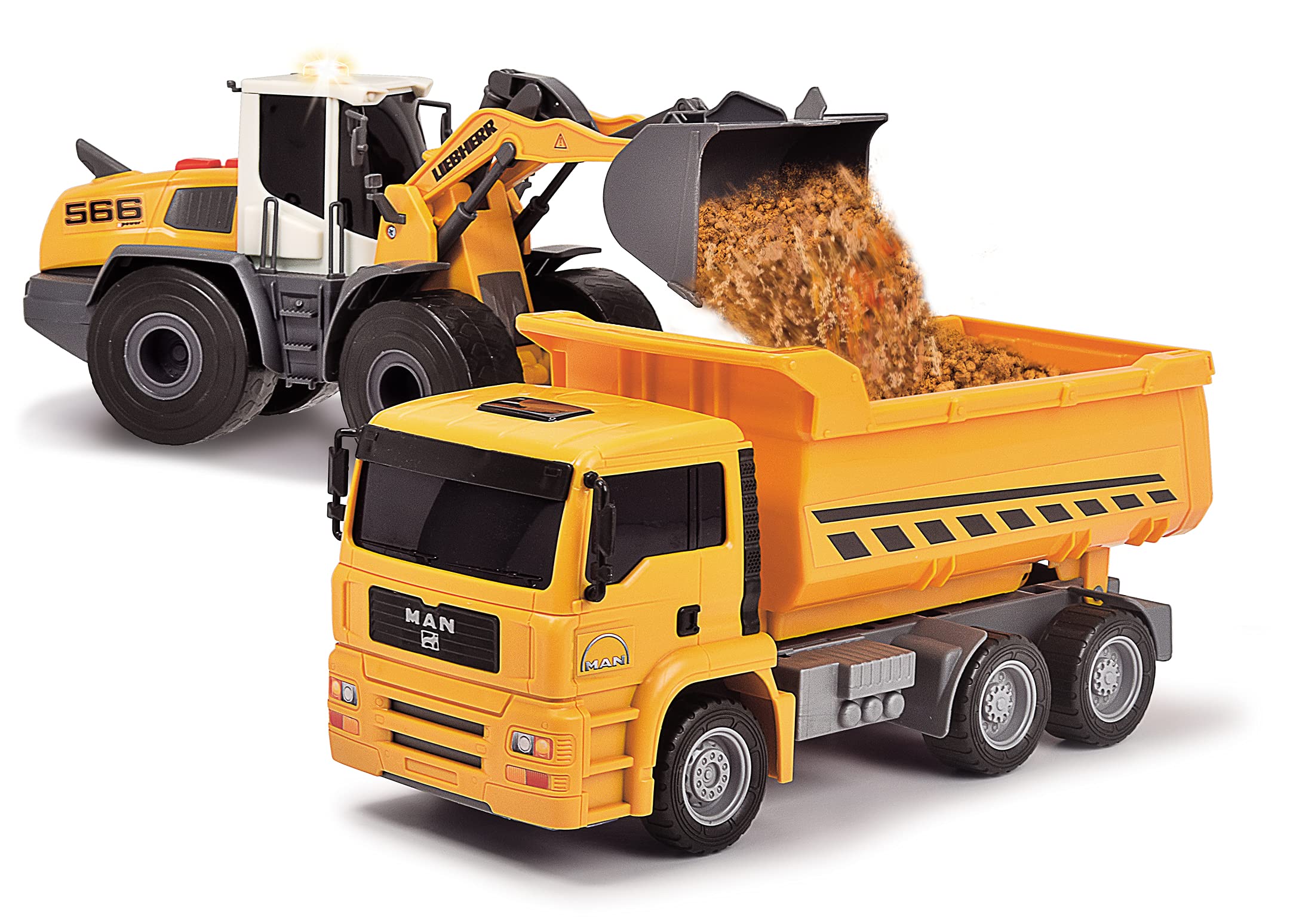 dickie-toys-construction-twin-pack-liebherr-man-truck image 2