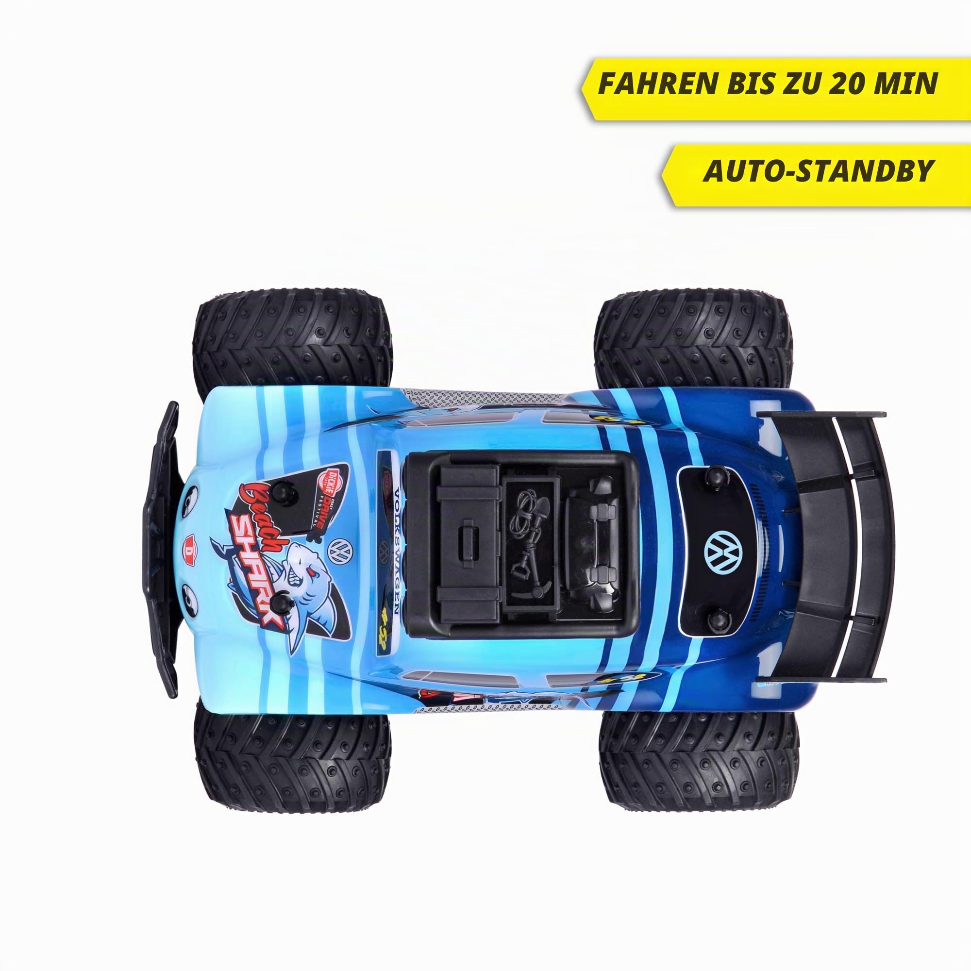 dickie-toys-rc-volkswagen-beetle-monster-bug-23-cm-1-24-12-km-h-turbo image 4