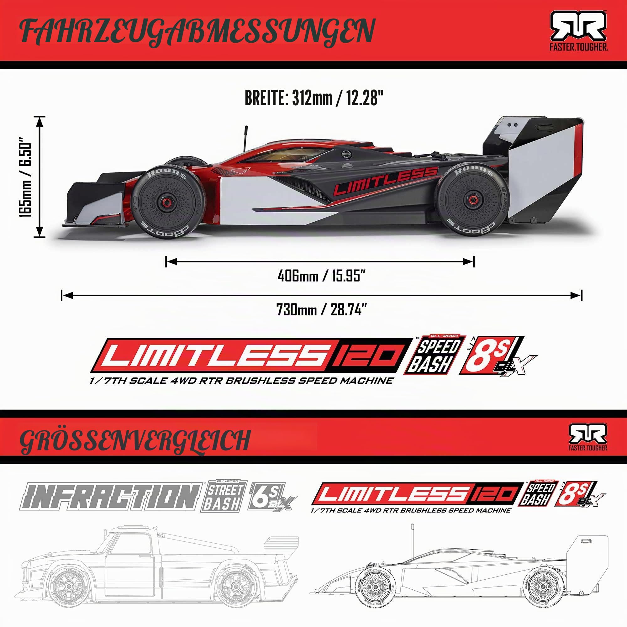 arrma-limitless-8s-blx-1-7-4wd-street-racer-rtr-wei-blau-193-km-h image 3