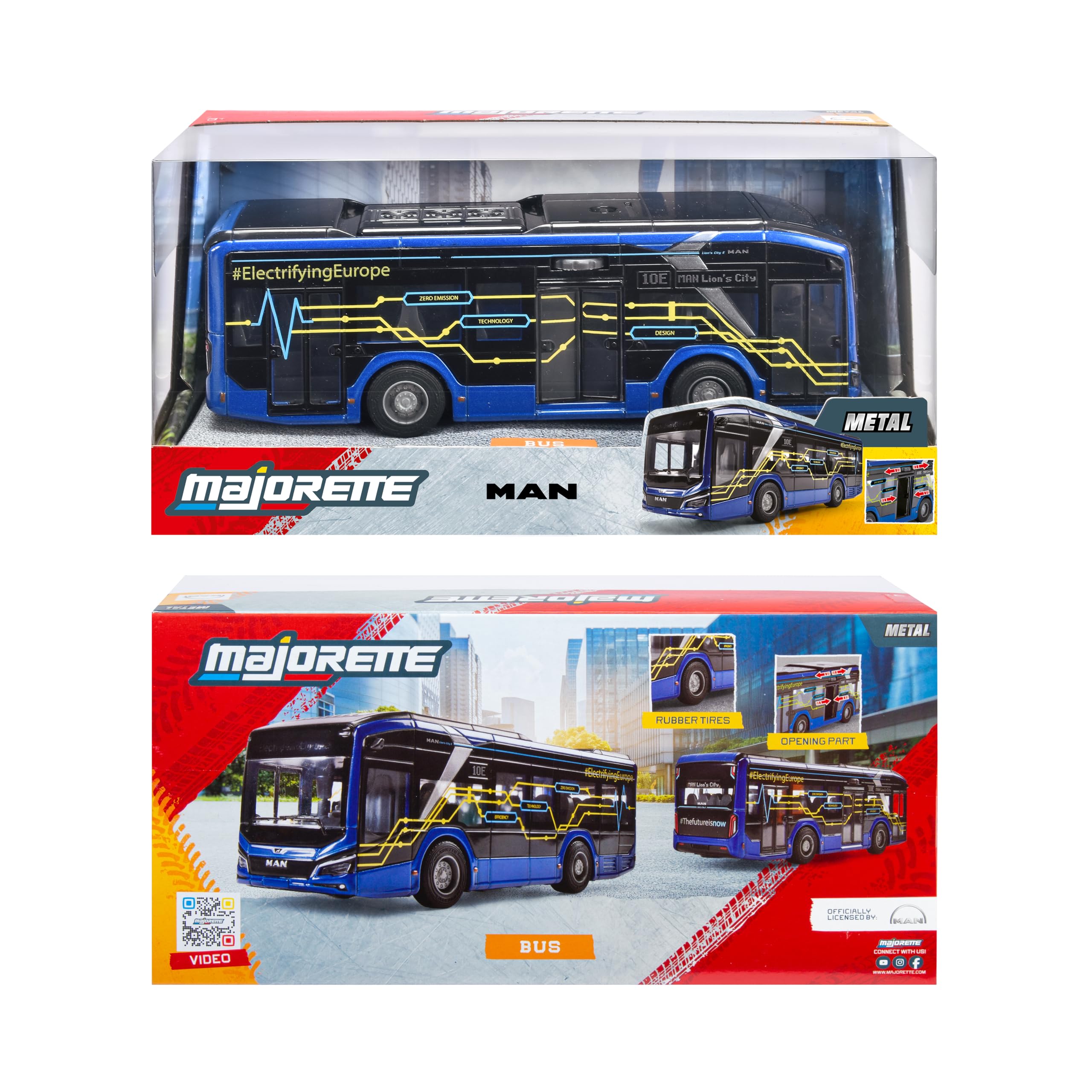 majorette-man-lion-s-city-10-e-bus-grand-series-die-cast-modell-22-5-cm image 7