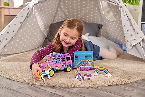 dickie-toys-unicorn-trailer-einhorn-truck-mit-pferdeanh-nger-40cm image 7