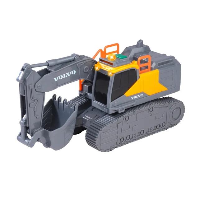 dickie-toys-volvo-kettenbagger-23-cm-spielzeugbagger-mit-licht-und-sound image 1