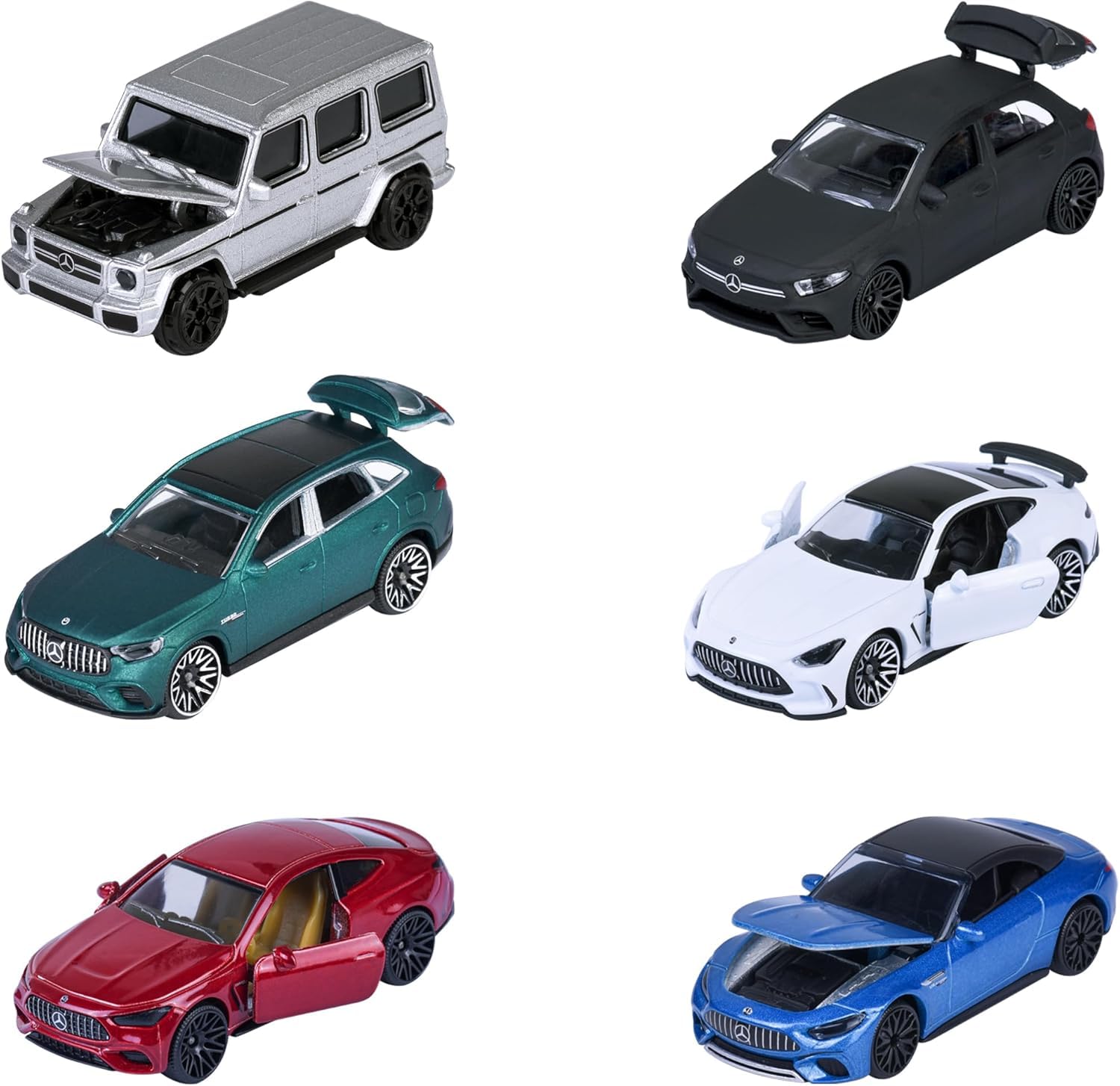 majorette-mercedes-amg-premium-modellauto-1-st-ck-7-5-cm-metall-spielzeugauto-mi image 1