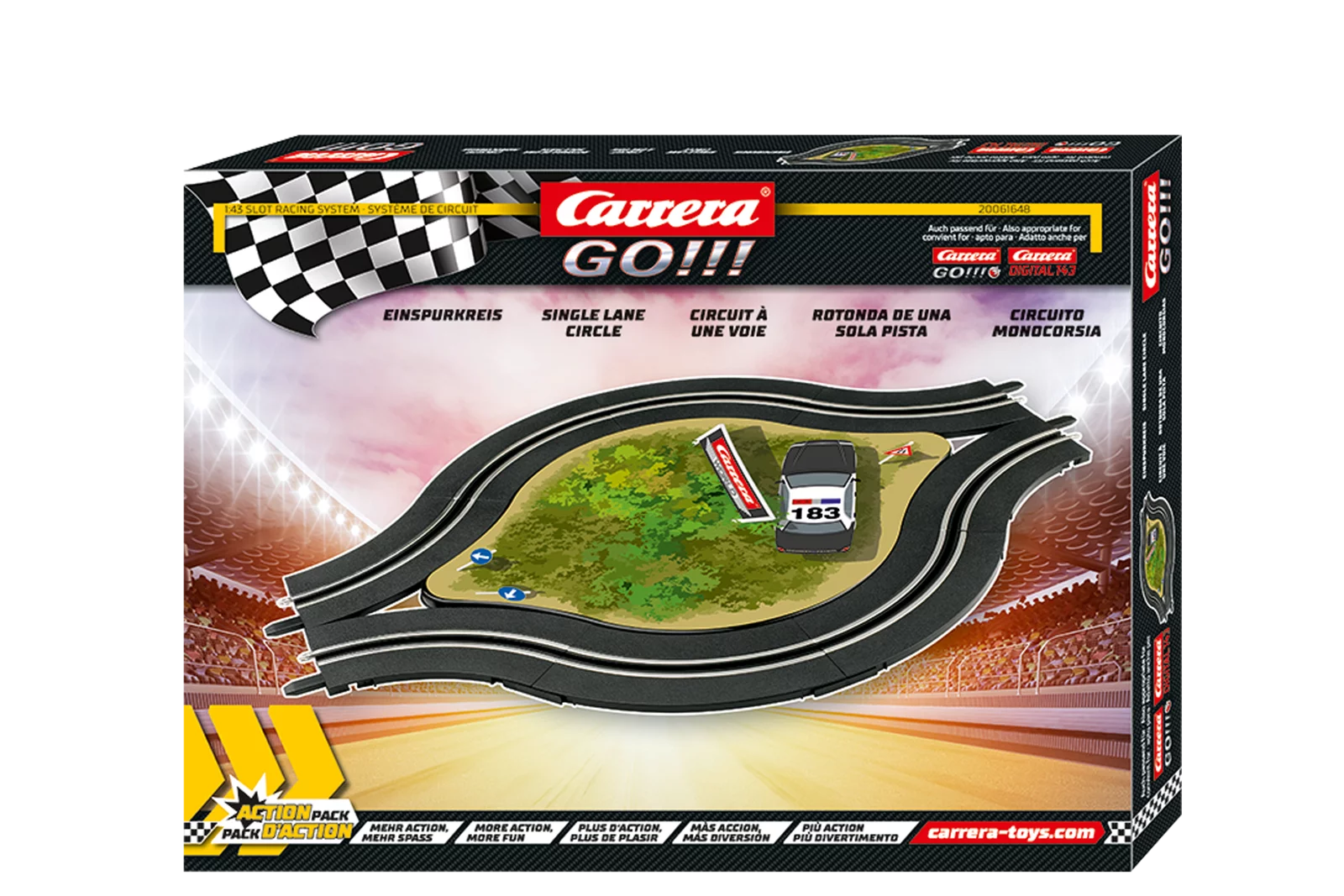 carrera-rc-single-lane-circle-mit-deko-einspurkreis-1-43 image 1