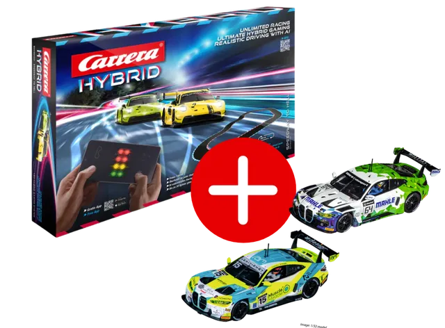 carrera-rc-hybrid-team-pietsmiet-edition-speedway-to-hell-set-mit-bmw-m4-gt3 image 1