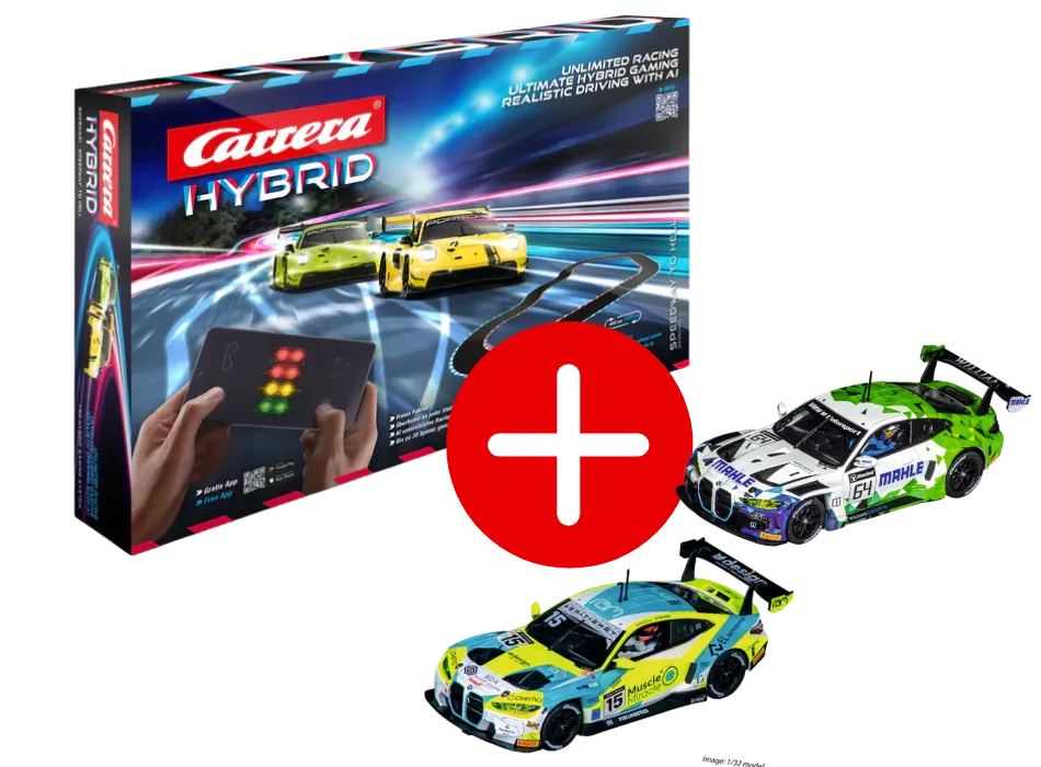 carrera-rc-hybrid-team-pietsmiet-edition-speedway-to-hell-set-mit-bmw-m4-gt3 image 1