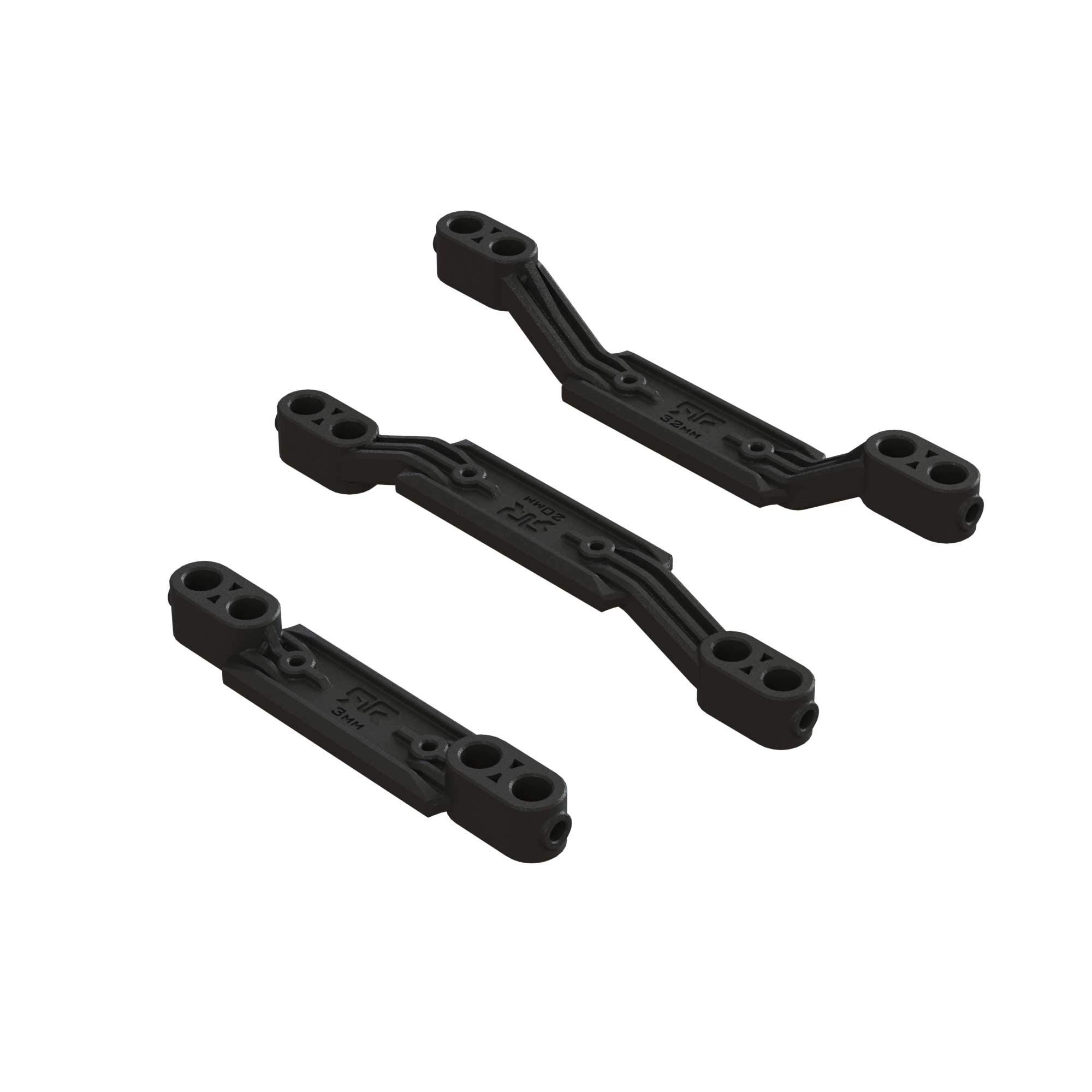 arrma-karosserie-pfostenhalter-body-post-mount-set-3-teilig image 1