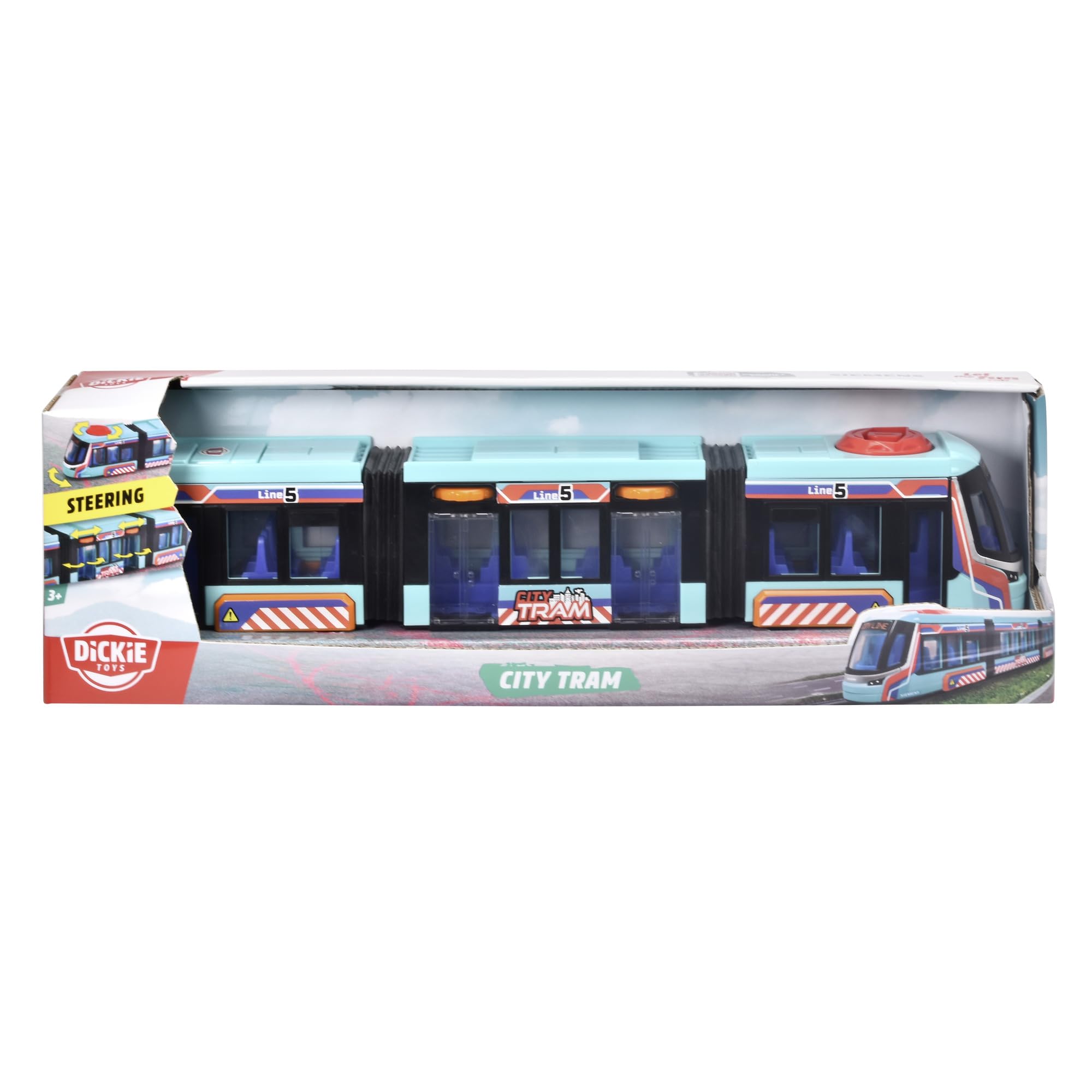 dickie-toys-city-tram-stra-enbahn-41-5-cm-spielzeug-mit-freilauf-lenksteuerung-u image 7