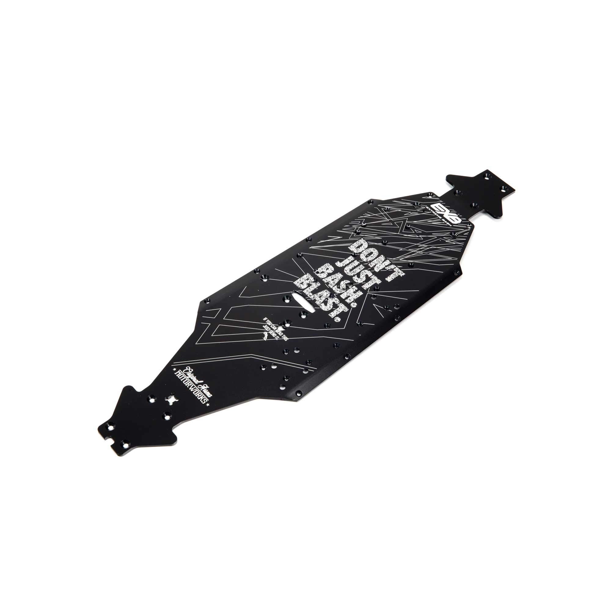 arrma-aluminium-chassis-cnc-7075-t6-xlwb-schwarz-ara320610 image 2