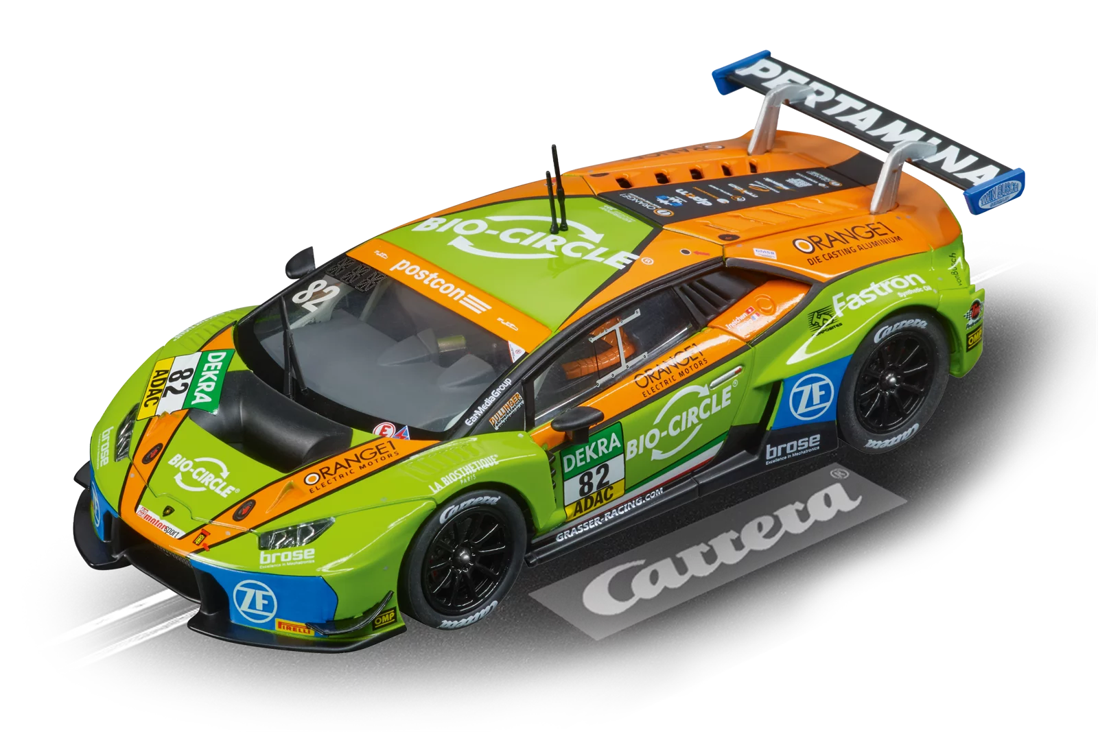 carrera-rc-lamborghini-hurac-n-gt3-grasser-racing-no-82-slotcar-1-32-evolution image 1