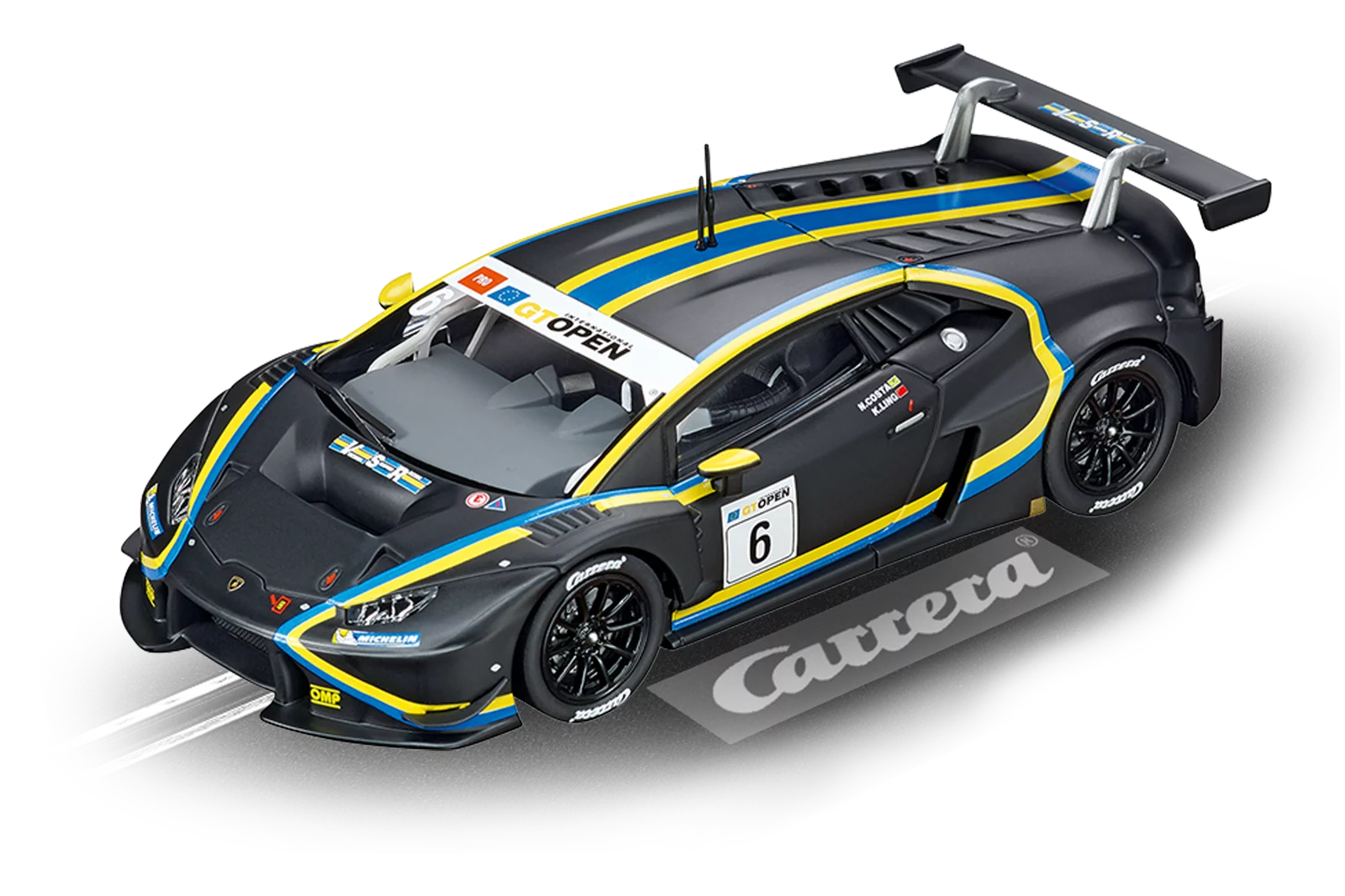 carrera-rc-digital-132-lamborghini-hurac-n-gt3-vincenzo-sospiri-no-6-slotcar image 1