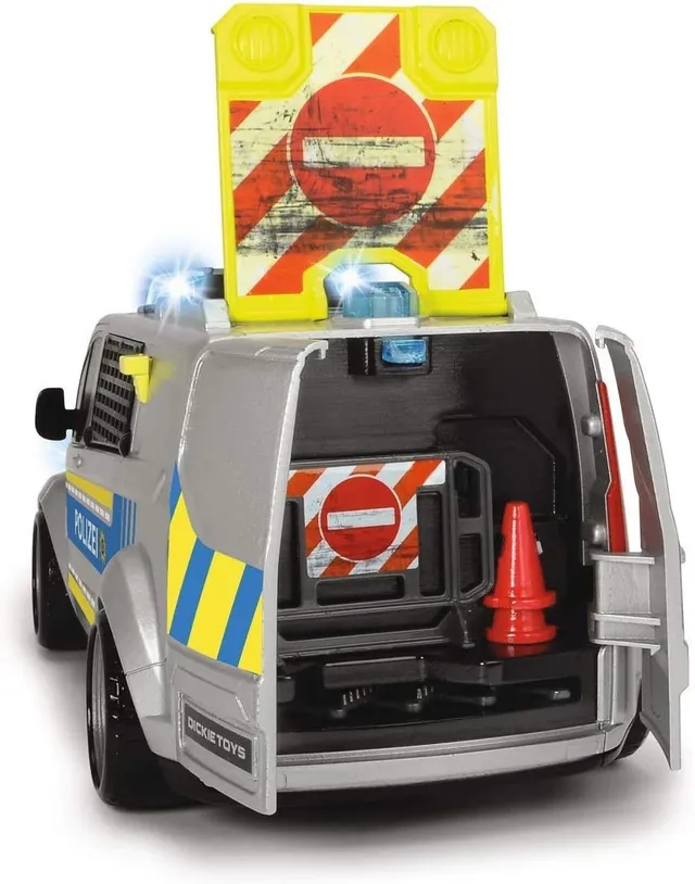 dickie-toys-sos-ford-transit-police-28cm-1-18-licht-sound image 1