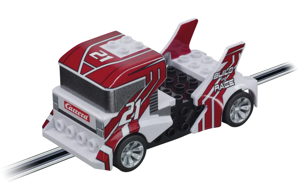 carrera-go-build-n-race-race-truck-white-nr-21-ma-stab-1-43 image 1