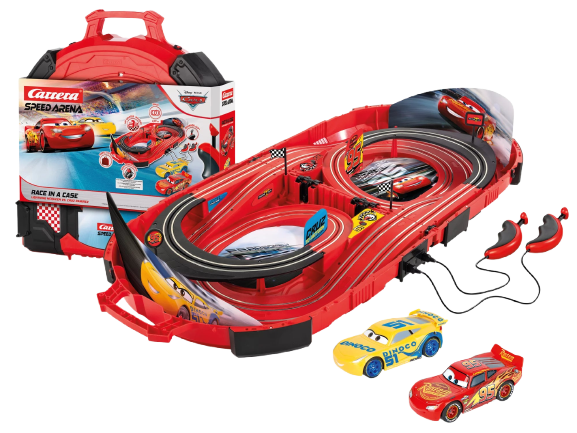 carrera-speed-arena-disney-pixar-cars-rennbahn-set-mit-lightning-mcqueen image 1