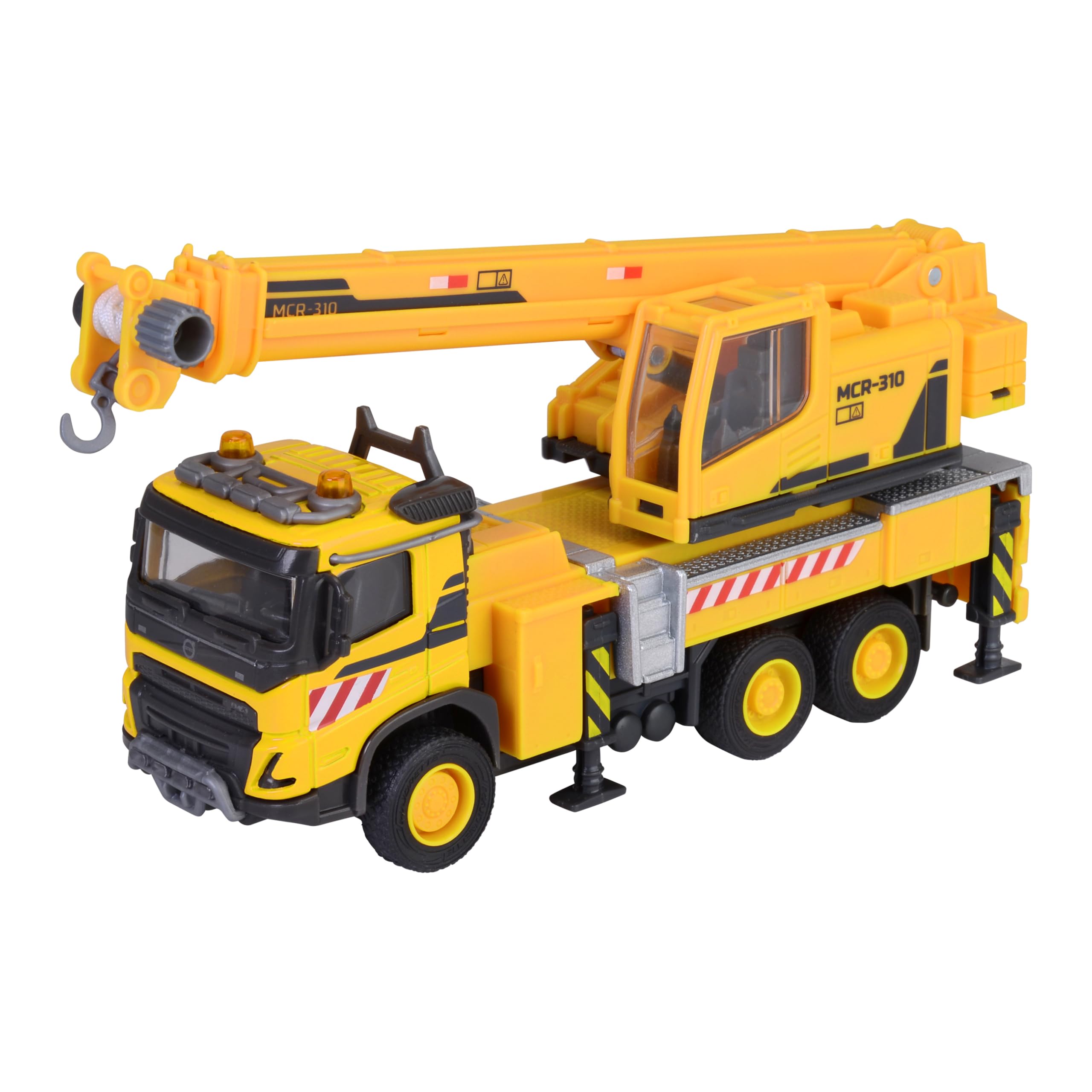 majorette-volvo-fh16-truck-mit-radlader-baustellen-set-35-cm image 1